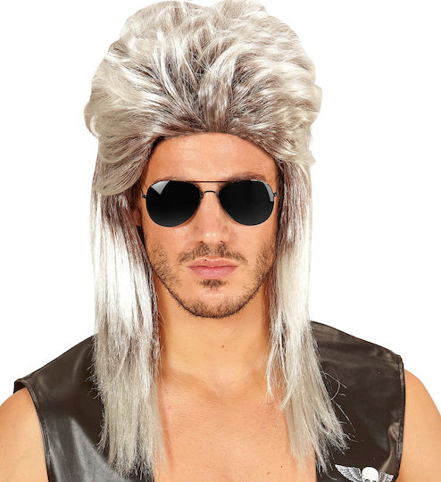 Karnevalsperücke Afro Blond