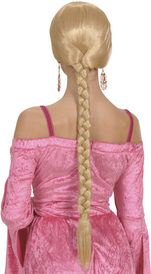 Carnival Wig with Braids Blond
