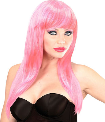 Carnival Wig Straight Pink