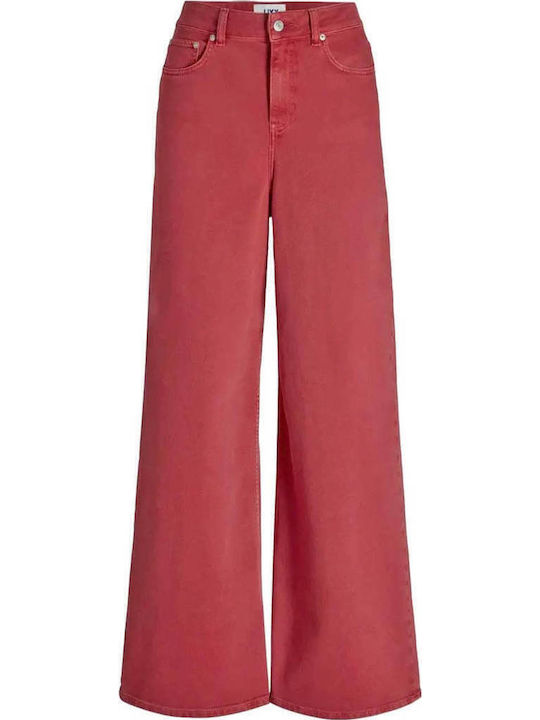 Γυναικείο Jean Παντελόνι σε Wide Γραμμή Racing Red