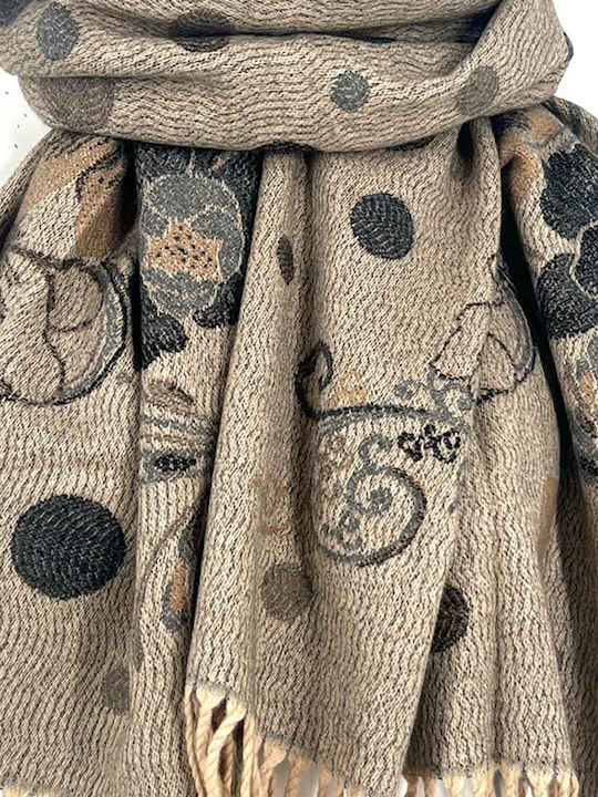 Women's Wool Scarf Beige