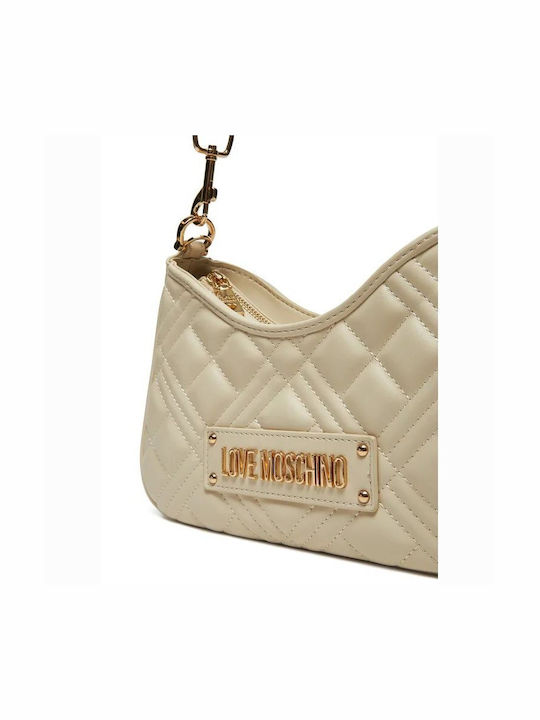 Moschino Avorio Women's Bag Shoulder Beige