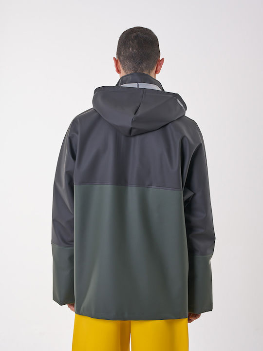 Anorak Highway Long Αδιάβροχο Ανδρικό Σακάκι Εργασίας