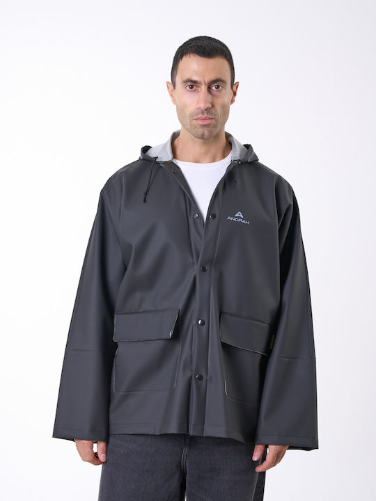 Anorak Waterproof Jacket Watcher Flex Black