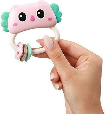 Babyono Babyrassel Spielzeug Eule