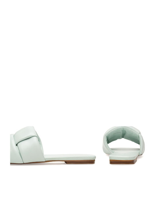 Flache Sandalen für Damen in Grün Farbe