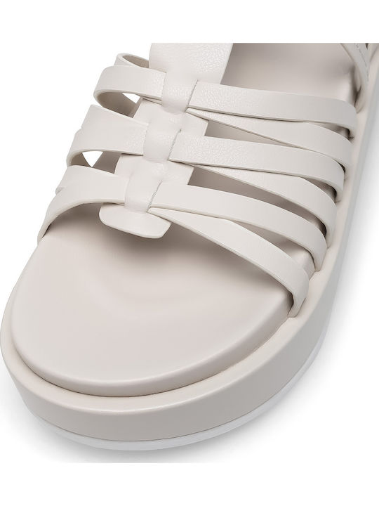 Sandale casual damă în Culoare Alb