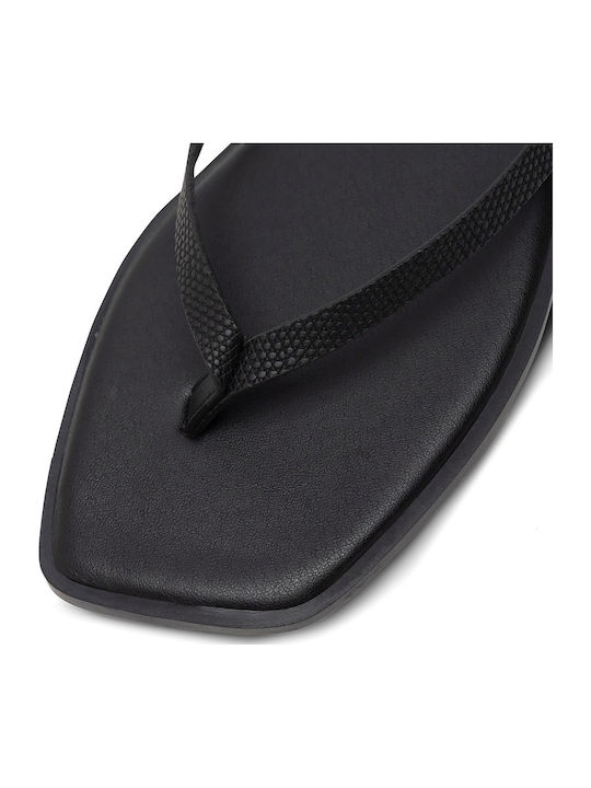 Flache Sandalen für Damen in Schwarz Farbe