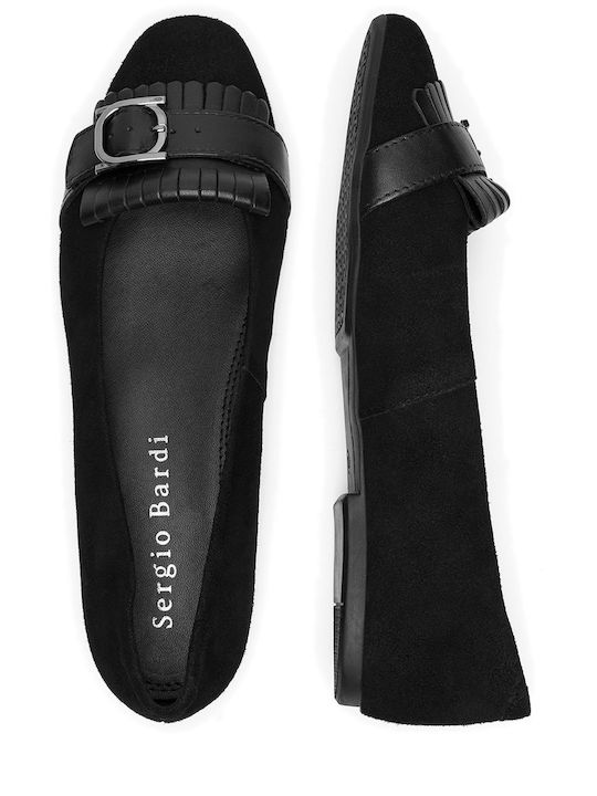 Damen Ballerinas in Schwarz Farbe