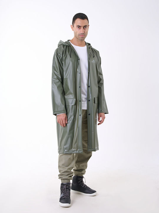 Anorak Αδιάβροχη Καπαρντίνα Walker X-long Λαδί