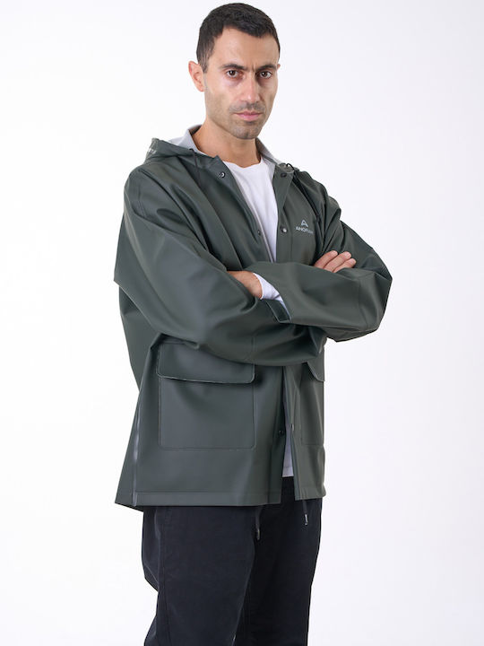 Anorak Wasserdichte Jacke Watcher Flex Olive