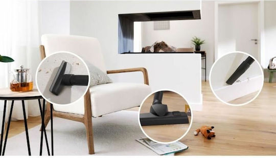 Bosch BGB41BA1 Ηλεκτρική Σκούπα 600W με Σακούλα 4lt Μαύρη