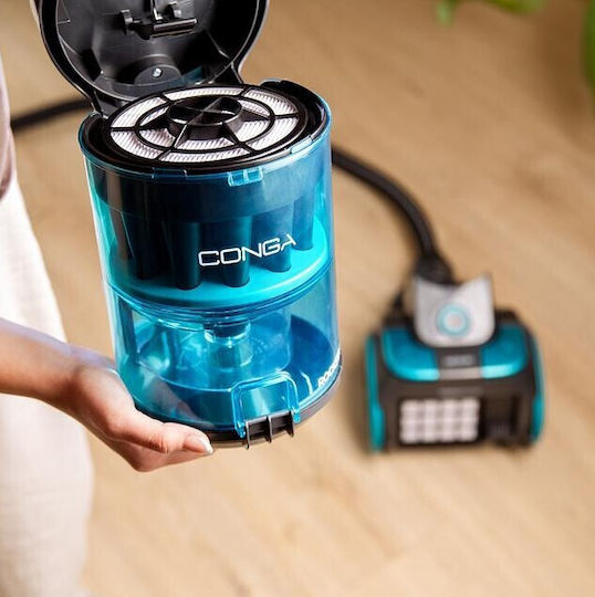 Cecotec Rockstar Multicyclonic XL PowerStyle Ηλεκτρική Σκούπα 900W με Κάδο 3.3lt Μαύρη