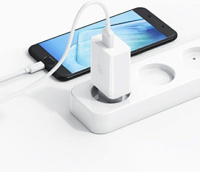 Usams Us-sj709 USB-A to Lightning Cable 12W Μαύρο 1m (SJ709USB01)