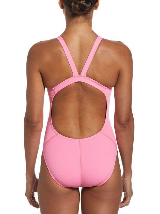 Nike HydraStrong Spiderback Спортен Бански Костюм Розов