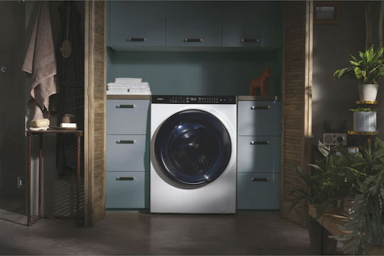 Haier HWD100-BD1499U1N Πλυντήριο-Στεγνωτήριο Ρούχων 10kg/6kg Ατμού 1400 Στροφές με Wi-Fi