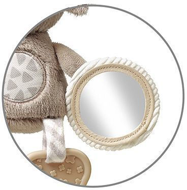 Babyono Teething Rattle from Plastic for 0 Months+