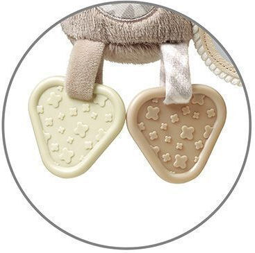 Babyono Teething Rattle from Plastic for 0 Months+