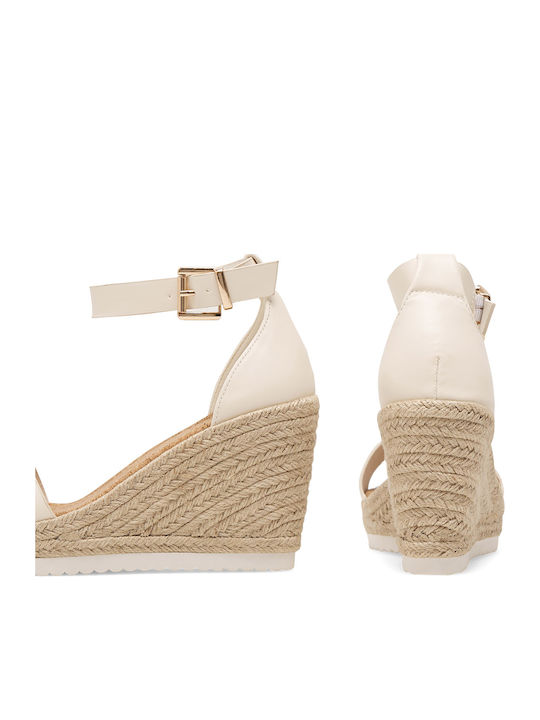 Women's Platform Espadrilles Beige