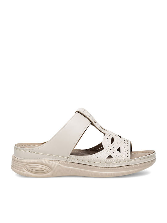 Women's Platform Wedge Sandals Beige