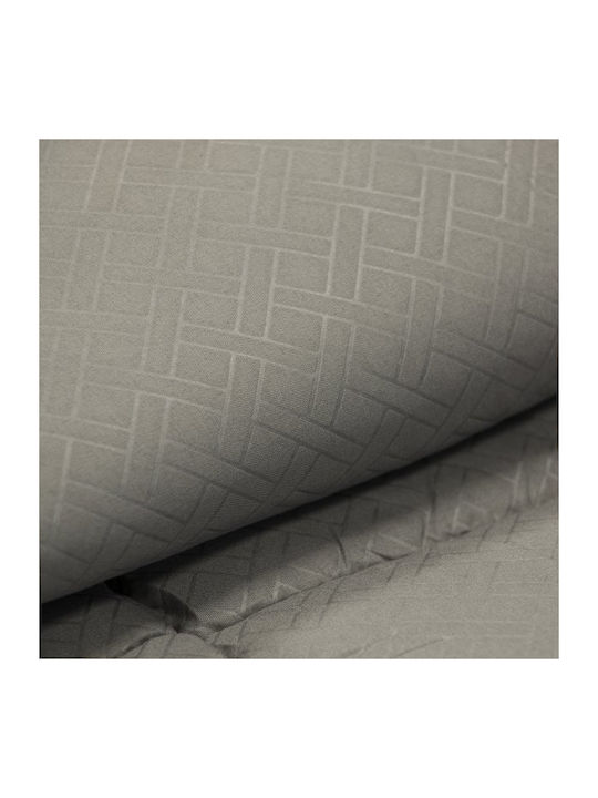 Lino Home Duvet Queen with Microfiber Filling 220x240cm Colcha Gray 120 GSMGsm