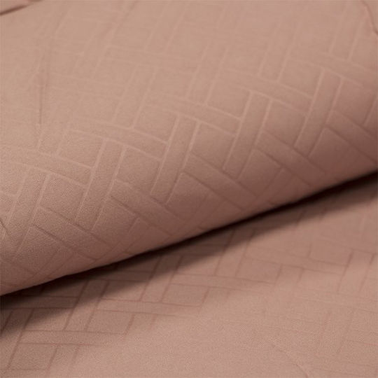 Lino Home Πάπλωμα Μονό 160x220εκ. Colcha Ροζ 120 GSM