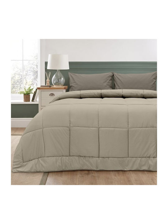 Lino Home Bettdecke Einzelbett 160x220cm Colcha Beige 120 GSMGsm