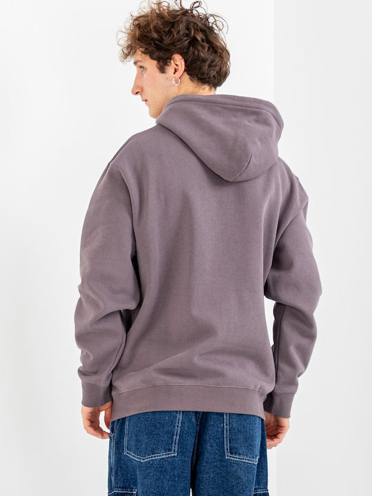Missed Call Φούτερ με Κουκούλα Light Plum