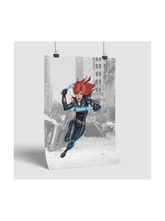 Comic Poster Black Widow Cm042 30cm X 40cm