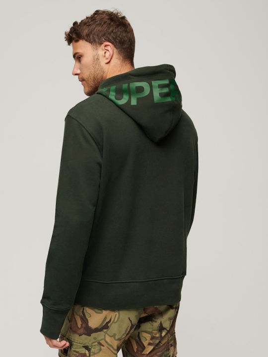 Superdry Dark Green with Hood