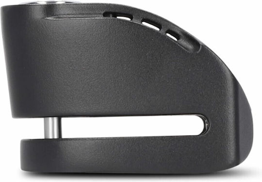 Shad Motorcycle Disc Brake Lock with Alarm & 6mm Pin in Black