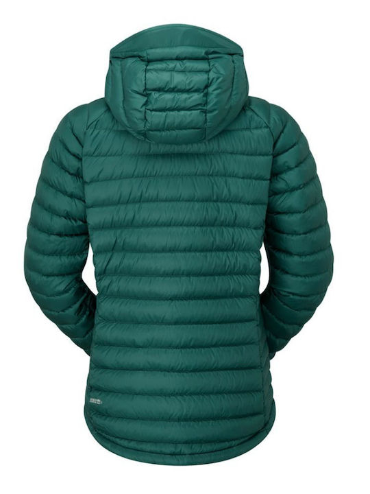 Microlight Alpine Kurz Damen Puffer Jacke für Winter Green Slate