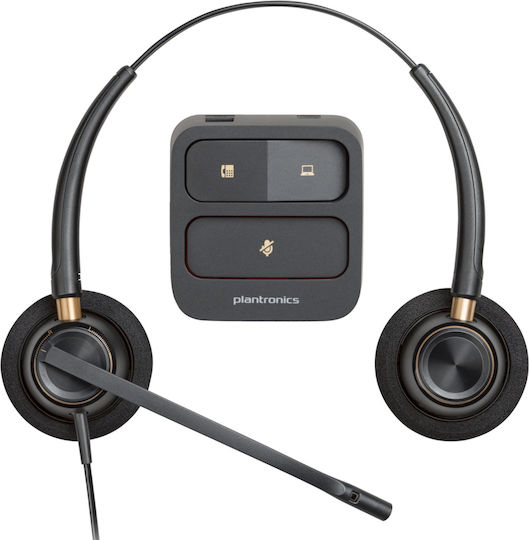 Poly Headset Encorepro 520 Quick Disconnect Binaural Black 783p7aa#abb