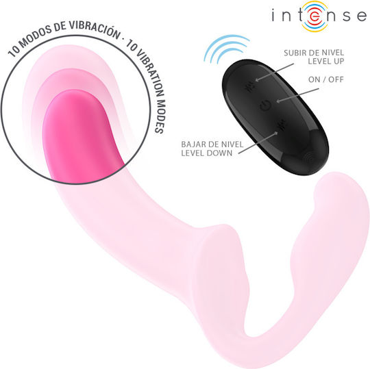 Intense Amy Doppelter Vibrator mit Fernbedienung 20cm Rosa | Skroutz Germany