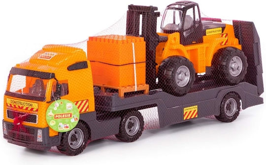 Wader-polesie 36797 Low-loader With Forklift + 30 Pads In Grid