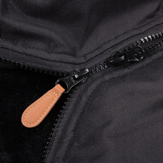 Universal Ποδόσακος Καροτσιού Αδιάβροχος Μαύρος με Fleece Επένδυση 90x45εκ.