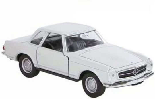 Welly Metal 1963 Mercedes-Benz 230SL Pullback 12cm White