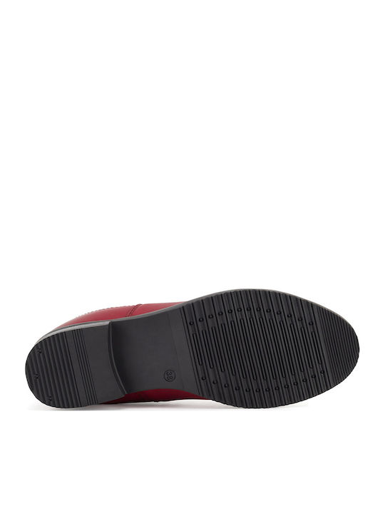 Stiefeletten Damen Rot