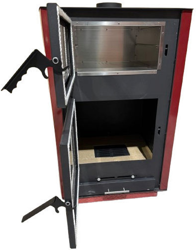 Werstahl Erato Hydro Masina Stahl Holzofen Kaminofen mit Ofen 35.2kW Rot
