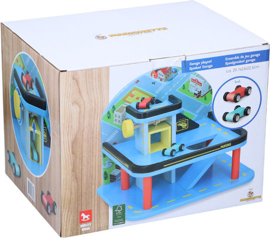 Marionette Wooden Toys Γκαράζ Αυτοκινήτων Γκαράζ για 3+ Ετών