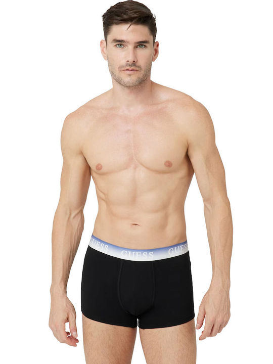 Joe Herren Boxershorts Black, Blue 3Packung