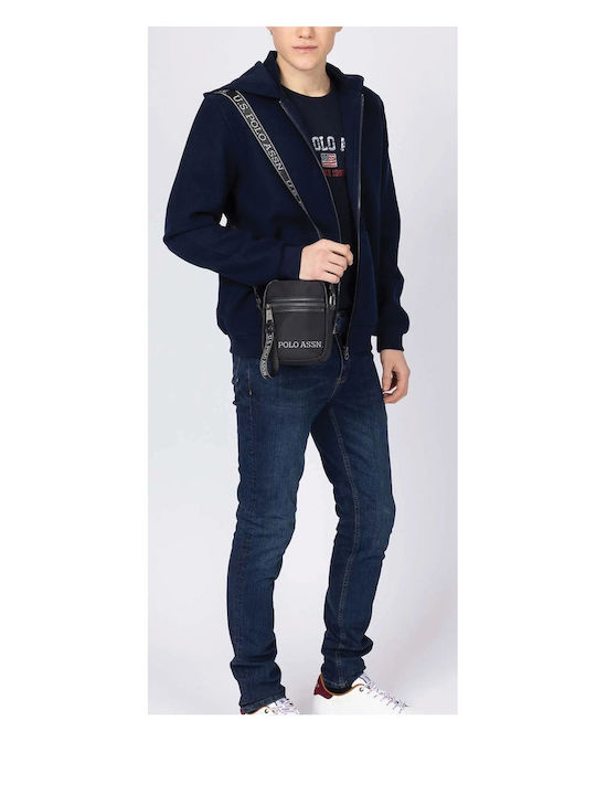 Herrentasche Schulter / Crossbody Schwarz