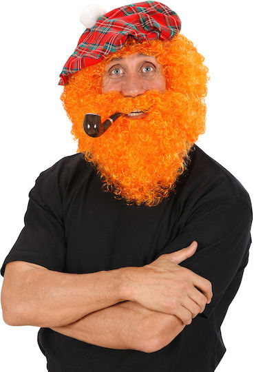 Карнавална Перука Афро Orange