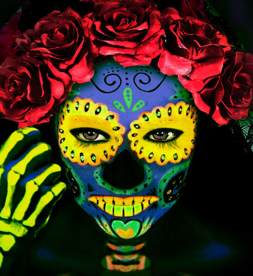 Aqua Neon Make-up Αποκριάτικο Body Painting 30ml Πράσινο