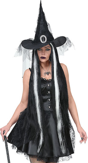 Carnival Wig Straight Brunette for Halloween