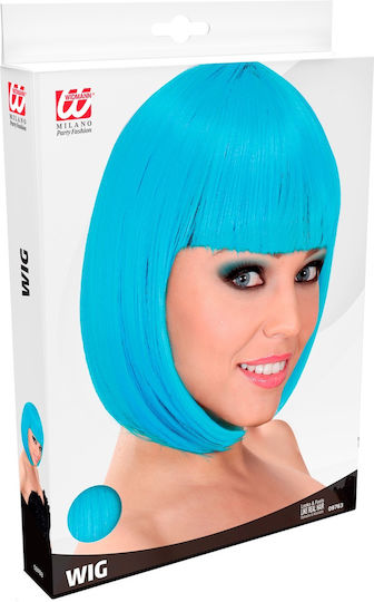 Wig Lou Lou Blue Carnival Wig Square Red