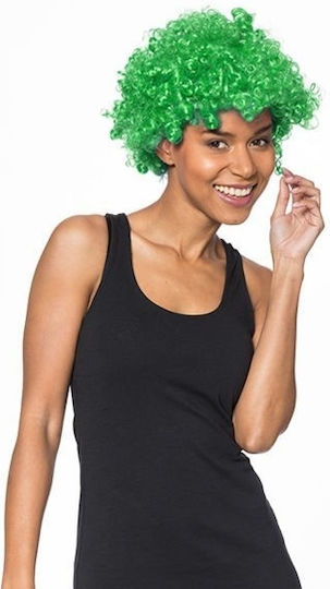 Afro Carnival Wig Afro Green