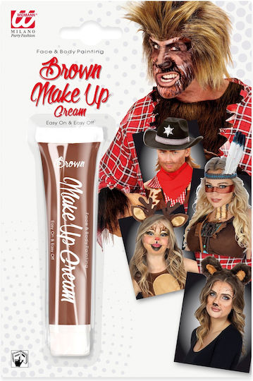 Carnival Face Painting 28ml Brown