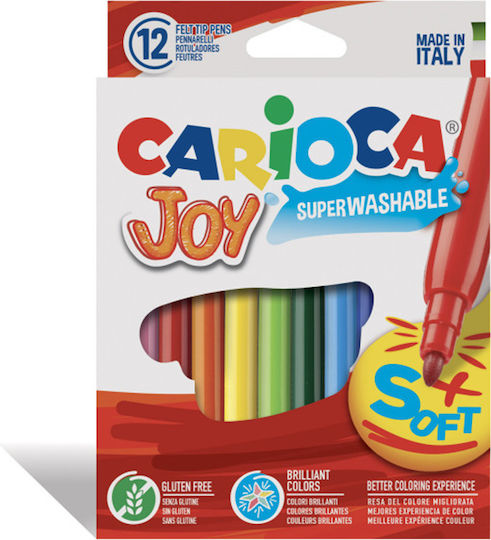 Carioca Joy Lavabili Markere de Desen 2.6mm Set 12buc
