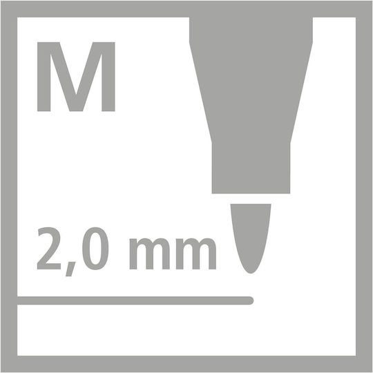 Stabilo Power Μαρκαδόροι Ζωγραφικής 2mm Χονδροί Σετ 30 χρώματα